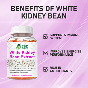 Private Label White Kidney Bean Gummies with White Kidney Bean Extract Appetite Supports Carb Control Rich in Antioxidants - Product Image 5