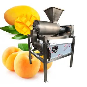 Fruit destoner and pulper mango apricot plums pulp processing machine