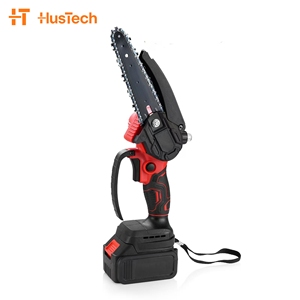 Mini-tronçonneuse industrielle à poignée supérieure, électrique 6 pouces, 2 batteries 3000 mAh, moteur 800 W, travail rapide, sans fil, pour la coupe de branches en bois - Product Image 5