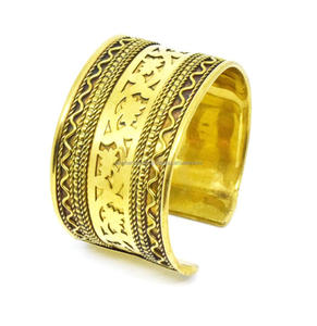 25 December Christmas Double Hammered Wrist Cuff Band Squared for Men Night Dresses indian festival Women Brass Jewelry - Product Image 1