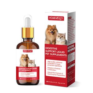 Wholesale <strong>Pet</strong> Dietary <strong>Supplement</strong> Pure and Probiotic Drops Pure Liquid Probiotic for Cats with Digestive Enzymes - Product Image 1