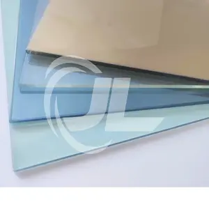 4毫米10毫米透明玻璃防蓝光钢化玻璃原材料价格窗户钢化玻璃