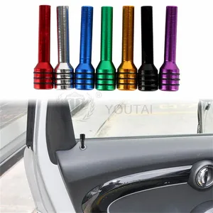 Auto Innerlijke Auto Interieur Trim Aluminium Deur Veiligheidsslot Pin Trekstang Bolt Knop Knop Cover