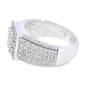 Anillo de Diamantes Moissanite de Plata de Ley 925, Estilo Hip Hop, Joyería Fina Personalizada VVS para Cada Ocasión - Product Image 2