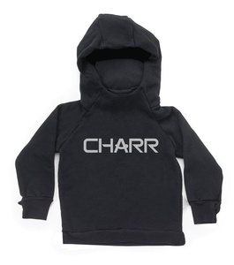 Heather Gray Mens Fleece Zippered Hoody with Builtin <b>Neck</b> <b>Gaitor</b> - Product Image 4