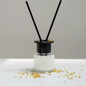 50ml 100ml 150ml 200ml rõ ràng vòng hình trụ rỗng vòng khuếch tán container lọ nồi sậy khuếch tán hương thơm chai thủy tinh - Product Image 4