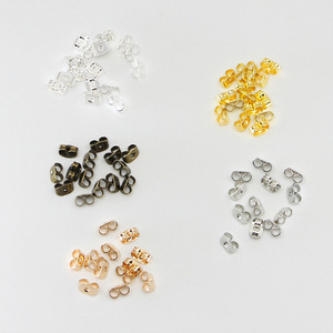 Cierres de metal para pendientes con forma de mariposa, colores variados, para la fabricación de pendientes, accesorios de joyería AC0150 - Product Image 2