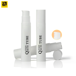 Tube en plastique PE de 25 mm de diamètre pour écran solaire, lotion cosmétique, fond de teint liquide, emballage personnalisable, estampage à chaud, vis blanche - Product Image 1