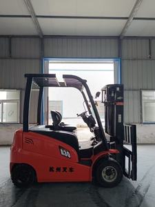 Prix bas Hangzhou A30 chariot élévateur électrique quatre ciseaux hydrauliques électriques ronds transmission de chargeur latéral manuel 3 tonnes - Product Image 4