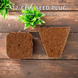 En gros, Plaquettes de culture en fibre de coco de 72 alvéoles pour semis, clonage de plantes, légumes et graines, 3024 pièces/boîte - Product Image 2