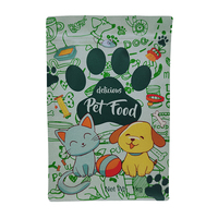 Sac à fermeture éclair de ration pour chien imprimé personnalisé sac de nourriture aluminisé de haute qualité 1kg pochette de nourriture pour animaux de compagnie