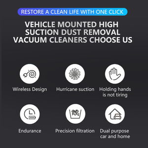 Portable Car Vacuum <strong>Cleaner</strong> Hand-held High-power Wireless &amp; Wired Mini <strong>Vaccum</strong> <strong>Cleaner</strong> Car Household Dual-use Cleaning Tool - Product Image 5