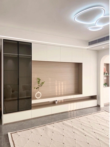 Armoire modulaire personnalisée intégrée Woodentv pour toute la maison décoration murale TV - Product Image 3