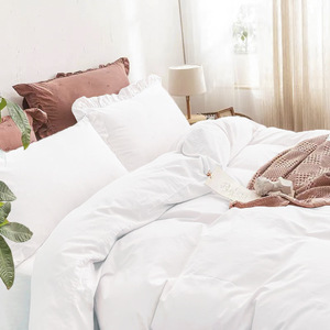 Gots Chứng Nhận Mềm 100% Vải Lanh Hữu Cơ Nhà Hàng Dệt May Bộ Đồ Giường Đặt Phẳng Được Trang Bị Tấm Với <span class=keywords><strong>2</strong></span> Gối - Product Image 5