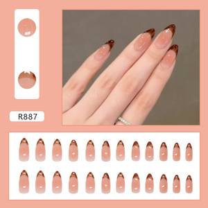 Neissry Faux Ongles à Presser Faits Main, Effet Œil de Chat, Gel Souple, Forme Amande Courte, pour Enfants, avec Boîte de Rangement, Vente en Gros, Prix Usine pour Salons - Product Image 6