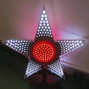 DC12V Auto RGB LED Star Shape Panel Light Fun Attraction Fairground Lights avec alimentation IP65 PC Corps de lampe - Product Image 5