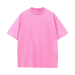 Camiseta de manga corta para hombre, camisa de estilo treet vintage con hombros caídos, 230 - Product Image 6