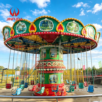 Chaise volante rotative de luxe pour parc panoramique, équipement d'amusement pour enfants de taille moyenne, fabricant indépendant d'élévateurs, extérieur