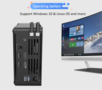 Eglobal-Ordenador de sobremesa de 10. ª generación, Intel Core, 8 núcleos, 6GB, D4, LAN dual, 1DP, 1HD, mini PC con ventilador Win10, para juegos, mini PC con bloqueo