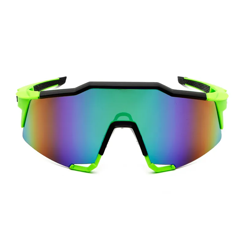 OutdoorスポーツSunglasses UV400 Bigフレームミラーレンズファッションサングラス