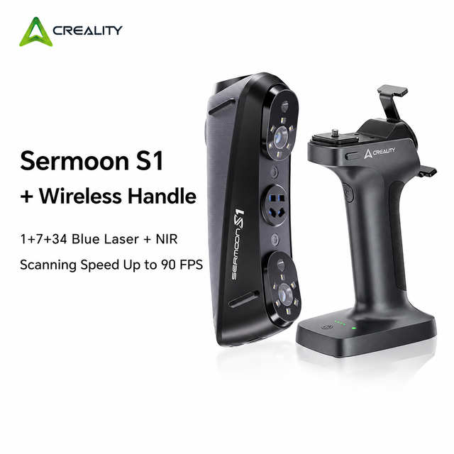 Express Shipping High-quality Creality  CR-Scan Raptor 3D Scanner for Vehicle Inspection 24-bit Full-color Scanning