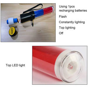 Fabrika fiyat el LED flaş trafik uyarı <span class=keywords><strong>Baton</strong></span> yüksek görünürlük güvenlik şarj edilebilir manyetik uyarı işığı - Product Image 3