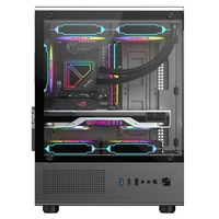 Gabinete de PC para Juegos al por Mayor, Gabinete de Computadora MATX, Gabinete de Escritorio, Gabinete de PC para Juegos, MicroATX de Torre Media