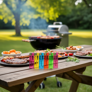 QBAK Electronic Lighter 8.25cm x 2.45cm Refillable Colorful Disposable Lighters - Product Image 3