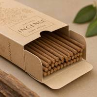 Boîte à encens personnalisée en papier avec fermeture sécurisée - Étui pour bâtonnets d'arôme