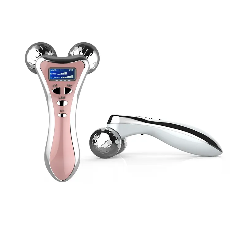 Dispositivo de cuidados com a pele, equipamento de beleza antienvelhecimento para massagem facial, estimulação ems, lifting facial, vibrador de led