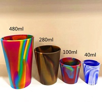 Gobelet à eau en silicone sans BPA personnalisé, gobelet à café incassable, gobelets réutilisables en silicone
