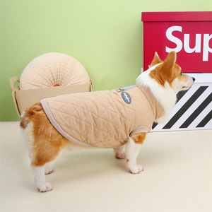 S ~ 4XL Vêtements d'automne/hiver pour Corgis, teckels <span class=keywords><strong>et</strong></span> grands chiens: vêtements pour animaux de compagnie à pattes courtes avec un manteau en coton à motif de diamant - Product Image 5