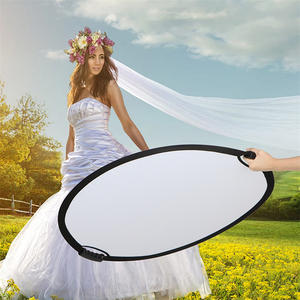 Diffuseur de lumière de <span class=keywords><strong>studio</strong></span> photo portable pliable 80 cm 5 en 1 pour extérieur, réflecteur de photographie - Product Image 4