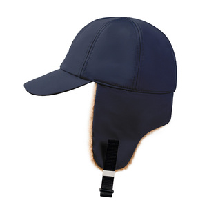 Chapeau de trappeur personnalisé avec cache-oreilles en fausse fourrure, fabricant OEM & ODM, chapeau de trappeur thermique coupe-vent pour usage extérieur - Product Image 5