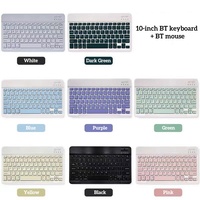Souris de jeu sans fil 3D rechargeable personnalisée, clavier ergonomique miniature à profil bas, étanche, 78 touches, combo souris et clavier
