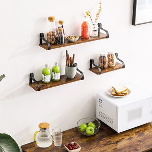 Tre set di appendere la decorazione dello scaffale di stoccaggio, libreria esterna adatta per cucina, studio, soggiorno e camera da letto - Product Image 6