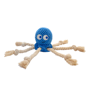 Atacado Interactive Cotton Rope Knot <span class=keywords><strong>Dog</strong></span> <span class=keywords><strong>Toy</strong></span> <span class=keywords><strong>Octopus</strong></span> Pet Tooth Limpeza Durável Chew Brinquedos Squeaky Stuffed Plush Toys para <span class=keywords><strong>Dog</strong></span> - Product Image 2