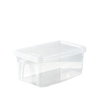 Boîte de conservation alimentaire drainable transfrontalière pour réfrigérateur domestique, panier de rangement transparent superposé pour fruits et légumes, frais