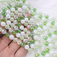 Perles en vrac de qualité supérieure, en cristal en forme d'arc-en-ciel, à pointe de diamant, style disco, octogonales, multicolores, pour la création de bijoux, Yiwu