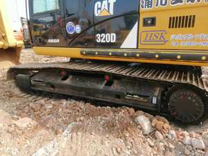 Excavadora de orugas hidráulica Caterpillar 320D usada barata de 20 toneladas con bomba PLC y rodamiento en stock - Product Image 5