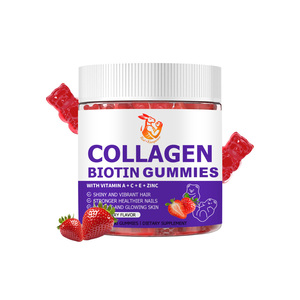 Gomitas de Colágeno y Biotina al por Mayor de Fábrica con Colágeno Hidrolizado y Vitamina E que Favorecen la Salud del Cabello, la Piel, las Uñas y las Articulaciones - Product Image 1