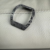 Montre classique élégante de haute qualité en fibre de carbone blanche 6702, ultra fine 7,8 mm, squelette, montre mécanique pour homme, montre de business