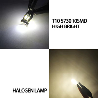 T10 5630 5730 10 LED SMD Canbus Fehlerfrei Automotive W5W Kennzeichenbeleuchtung Glühbirne Auto Seitenkeilparkleuchte