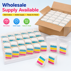 ของเล่นบีบก้อนเค้กหลากสีสัน ของเล่นนุ่มนิ่ม บรรเทาความเครียด ของขวัญ - Product Image 3
