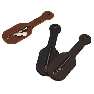 Monedero Boston de Cuero Genuino para Monedas, Portamonedas de Autodefensa para Hombre, Portamonedas para Exteriores, Cartera para Guardar Monedas - Product Image 2