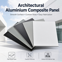 Panneau composite en aluminium Alucobond 3 mm 4 mm avec revêtement PVDF pour extérieur et intérieur, plaque ACP, panneau ACM, revêtement