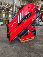 Grue à flèche pliante SPK23500 avec plusieurs accessoires et options d'émissions multiples pour les travaux de levage de marchandises en milieu utilitaire et portuaire