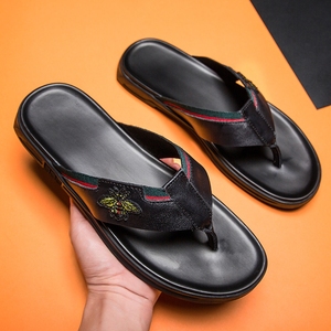 <span class=keywords><strong>Sandalias</strong></span> de <span class=keywords><strong>Cuero</strong></span> Genuino <span class=keywords><strong>para</strong></span> <span class=keywords><strong>Hombre</strong></span>, Chanclas de Verano, Cómodas <span class=keywords><strong>para</strong></span> la Playa - Product Image 4