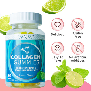 Suplementos para el cuidado de la salud Fórmula de alta absorción Soporte para la piel Gomitas de colágeno Suplemento diario para la salud de la piel Gomitas de colágeno - Product Image 6