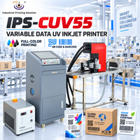 Imprimante jet d'encre UV à données variables IPS-CUV55 pour l'impression couleur de sacs anti-contrefaçon, étiquettes de boîtes, codes QR et codes-barres